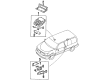 Mercury Villager Dome Light Diagram - 1F5Z-13776-AAA