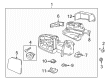 Ford Car Mirror Diagram - FL3Z-17682-GDPTM