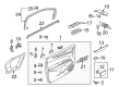 Lincoln MKC Door Moldings Diagram - EJ7Z-7800014-AB