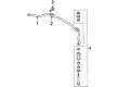 Ford Escort Sway Bar Bracket Diagram - F7CZ5486BC