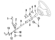 Ford Aerostar Automatic Transmission Shift Levers Diagram - F69Z-7210-BA