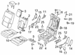 2022 Ford Explorer Seat Cushion Diagram - LB5Z-7863840-F