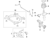 2016 Ford Flex Sway Bar Link Diagram - GG1Z-5K483-A