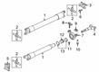 Lincoln Navigator Drive Shaft Diagram - JL1Z-4R602-V