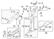 2022 Ford Expedition Door Handle Diagram - JL1Z-7831406-AJ