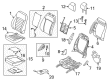 Ford SSV Plug-In Hybrid Seat Cover Diagram - HS7Z-5464416-AA