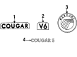 2002 Mercury Cougar Emblem Diagram - F8RZ-6342528-CA