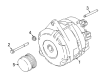 Lincoln Alternator Pulley Diagram - NL3Z-10344-A