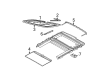 2003 Ford Focus Sunroof Diagram - 1S7Z-61500A18-AA