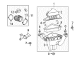 2013 Ford Transit Connect Air Filter Box Diagram - 9T1Z-9600-A