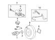 Mercury Brake Master Cylinder Diagram - 9E5Z-2140-C