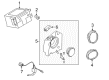 2008 Ford Focus Car Speakers Diagram - 8S4Z-18808-C