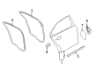 Ford Taurus Weather Strip Diagram - AG1Z-5425324-B