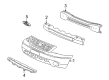 2000 Ford F-350 Super Duty Emblem Diagram - F81Z-8213-AB