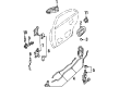 1997 Ford Escort Door Latch Assembly Diagram - F7CZ54264A00AA