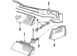 1991 Mercury Sable Headlight Diagram - FO4Y13008B