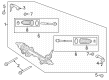 2023 Ford F-150 Lightning Tie Rod Diagram - NL3Z-3A130-A