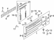 2019 Ford F-150 Rear Door Striker Diagram - FL3Z-99404A42-A