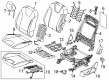 2012 Ford Focus Seat Cushion Diagram - DM5Z-5864810-G