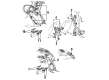 1994 Mercury Sable Seat Belt Diagram - F1DZ-5461203-AA
