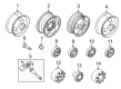 2006 Ford F-350 Super Duty Wheel Cover Diagram - 5C3Z-1130-JB