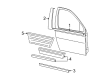 Ford Windstar Door Moldings Diagram - YF2Z-1620910-AA