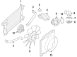 Ford Explorer Cooling Fan Assembly Diagram - 6L2Z-8600-BA