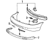 Mercury Mystique License Plate Diagram - F5RY17A385A