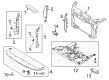 2013 Ford Flex Air Deflector Diagram - 8A8Z-8327-A