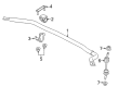 Ford F-150 Sway Bar Bushing Diagram - ML3Z-5484-E