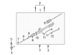 2005 Mercury Montego Tie Rod Diagram - 8G1Z-3280-B