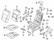 2022 Ford Explorer Seat Cushion Diagram - LB5Z-7863840-D