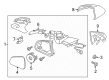 2019 Ford Mustang Car Mirror Diagram - FR3Z-17683-P