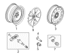 2013 Ford Explorer Wheel Cover Diagram - BB5Z-1130-C