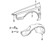 1988 Lincoln Continental Emblem Diagram - E8OY16098A