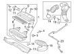 2023 Lincoln Corsair Air Intake Coupling Diagram - LX6Z-9A624-A