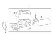 2011 Ford Edge Mirror Cover Diagram - CT4Z-17D743-A