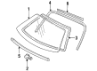 Ford Aspire Windshield Diagram - F4BZ-6103100-A