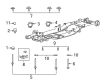 Ford F-150 Crossmember Bushing Diagram - ML3Z-2500154-A