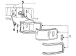 Lincoln Town Car Side Marker Light Diagram - F5VY-15A201-B