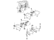 1995 Ford Aerostar Seat Belt Diagram - F29Z-1260044-DD