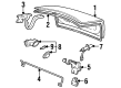 2000 Lincoln Continental Weather Strip Diagram - F8OZ-5443720-AA