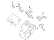 Mercury Montego Steering Column Cover Diagram - 5G1Z-3530-AAB