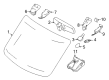 Ford Transit-350 HD Car Mirror Diagram - 6U5Z-17700-D