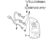 1999 Mercury Villager Light Socket Diagram - F6XY-13411-AB