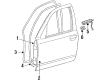 1998 Mercury Grand Marquis Weather Strip Diagram - F7AZ5420708AAB