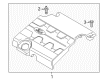 Ford Edge Engine Cover Diagram - FT4Z-6A949-B