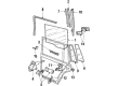 1985 Lincoln Town Car Front Door Striker Diagram - D2AZ-6522008-A