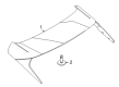 Ford Mustang Mach-E Spoiler Diagram - LJ8Z-5844210-AB