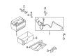 Mercury Milan Battery Cable Diagram - 6E5Z-14300-AA